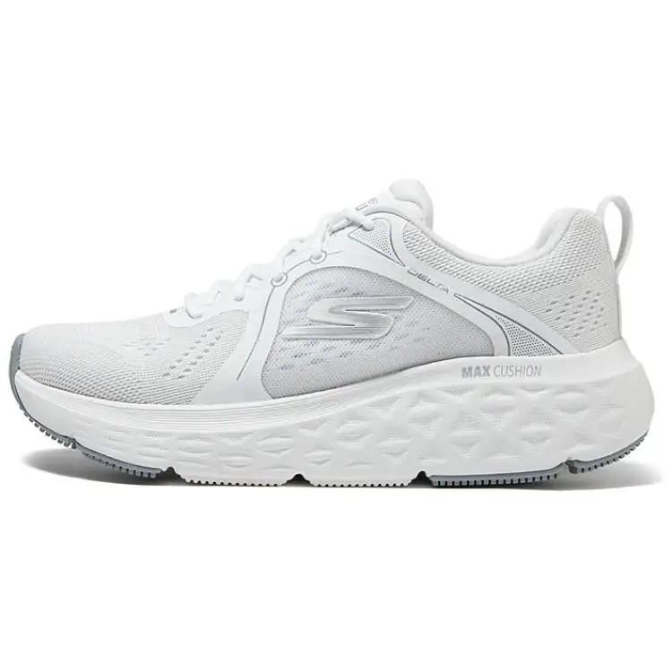 Skechers Fabric Cushioning, Wear Resistant Low top Running Shoes Women's White Gray