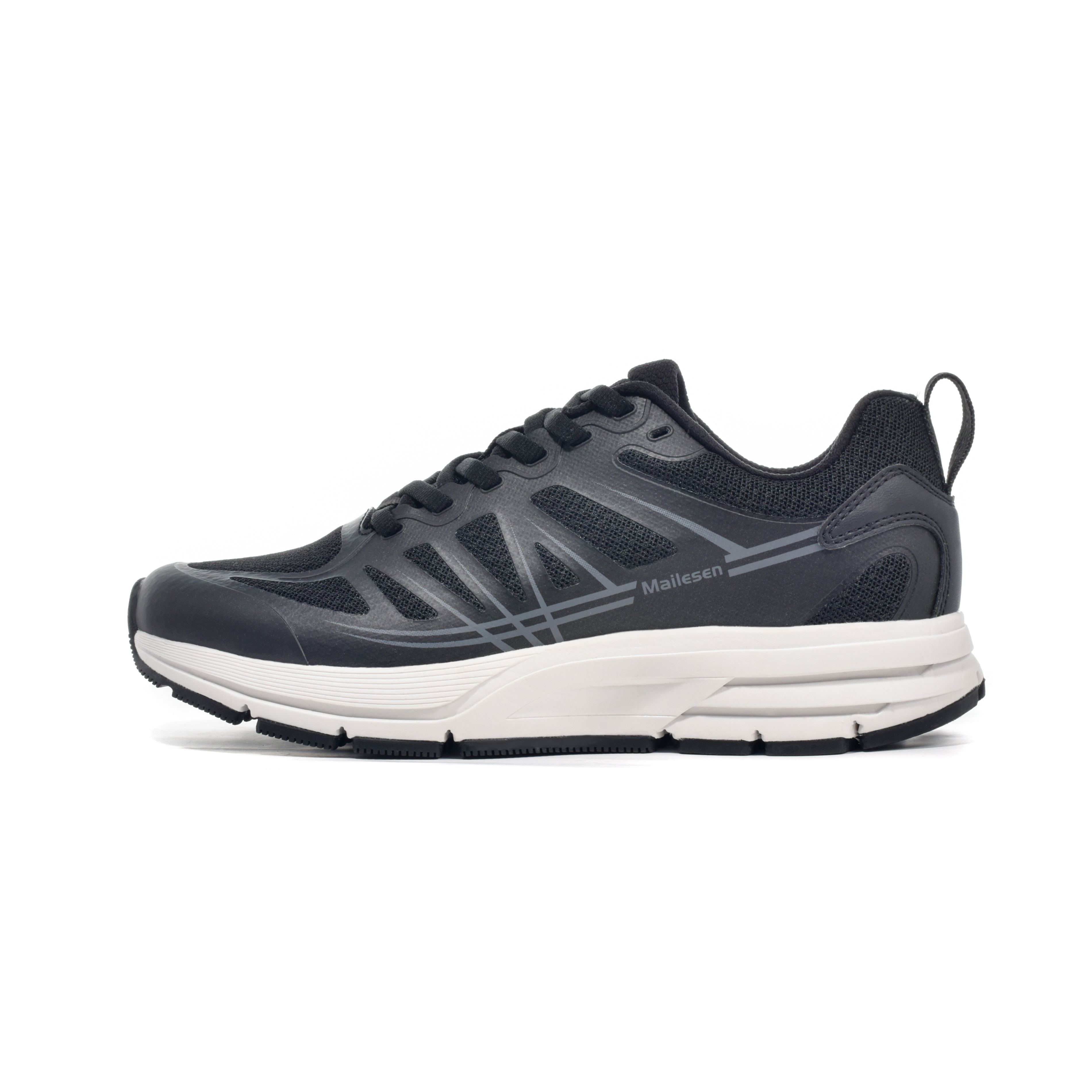 Mailesen Rebound Lightweight Breathable Rebound Lightweight Breathable Low top Running Shoes Unisex Black