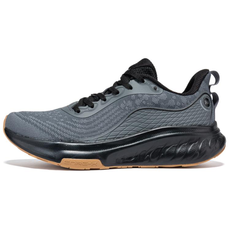 361° Slip Resistant, Breathable, And Resilient Low top Sprint Running Shoes Men’s Black Orange