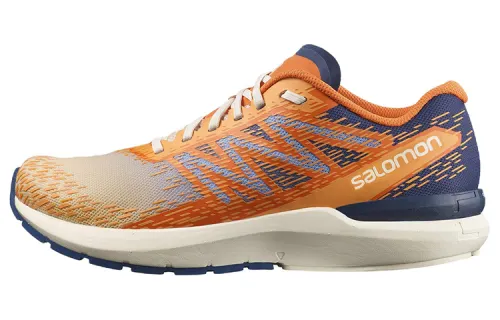 SALOMON Sonic 5 Running Shoes Men's Low Top Orange/Blue