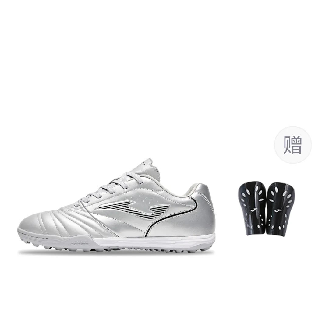 Joma Aguila Comfortable Round Toe Soccer Shoes Unisex Silver