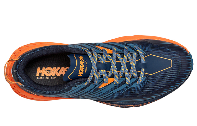 HOKA ONE ONE Speedgoat 4 Real Teal Persimmon Orange