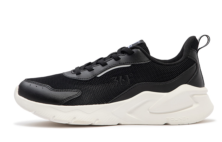 361° Blade Cushioning Slip Resistant Abrasion Resistant Breathable Low top Running Shoes Women’s Black White