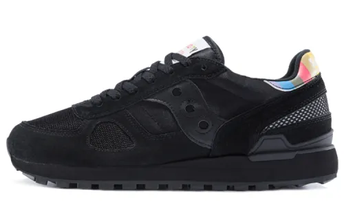 Saucony Shadow Original Running Shoes Men's Low Top Black Orange