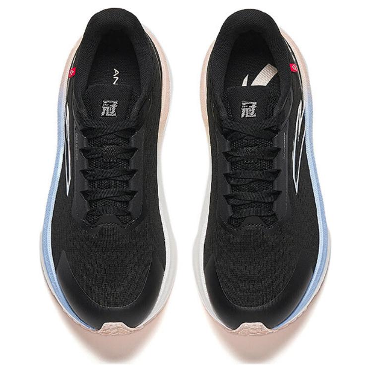 Anta Champion 3 Cushioning Abrasion Resistant Rebound Low top Running Shoes Women’s Black