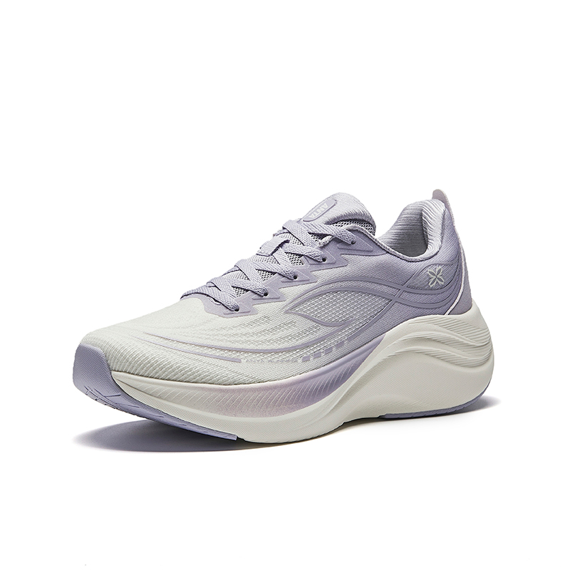 Anta Leaf 6.0 Low top EVA Midsole Casual Running Shoes Women’s White Purple