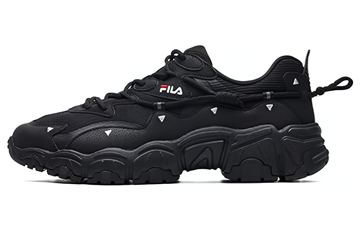 FILA Heritage FHT Low top Sport Shoes Black Women's