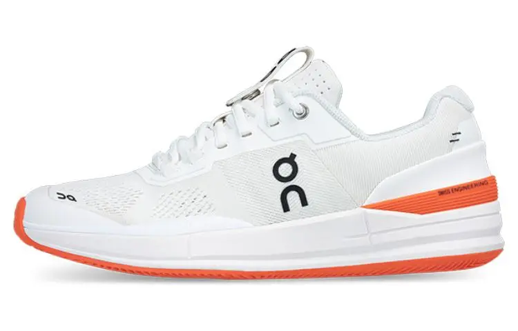 On The Roger Pro Cushioning Slip Resistant Abrasion Resistant Breathable Low top Training Running Shoes Men's White