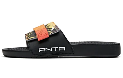 ANTA Slide Slippers Men's Orange Black