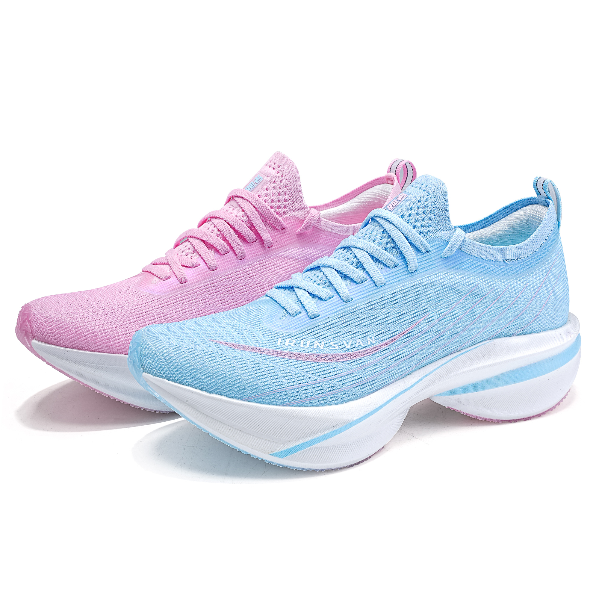 IRUNSVAN Low top Running Shoes Unisex Mismatched Childhood Sweethearts