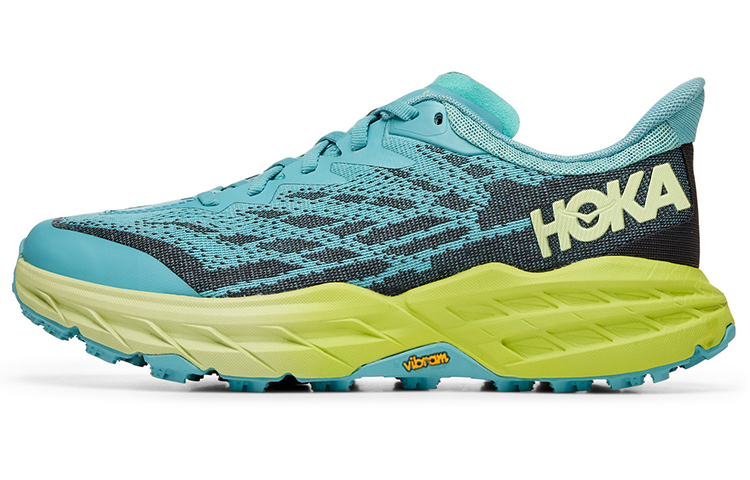 Женские кроссовки HOKA Speedgoat 5 (голубые)