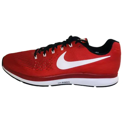 Nike Pegasus 34 Slip Resistant Abrasion Resistant Low top Running Shoes Men's Red White