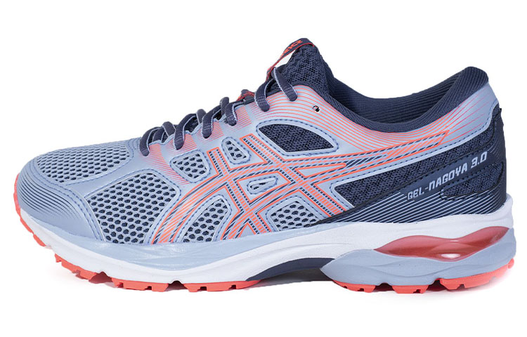 ASICS Gel Nagoya 3 Running Shoes Women's Low Top Blue/Pink