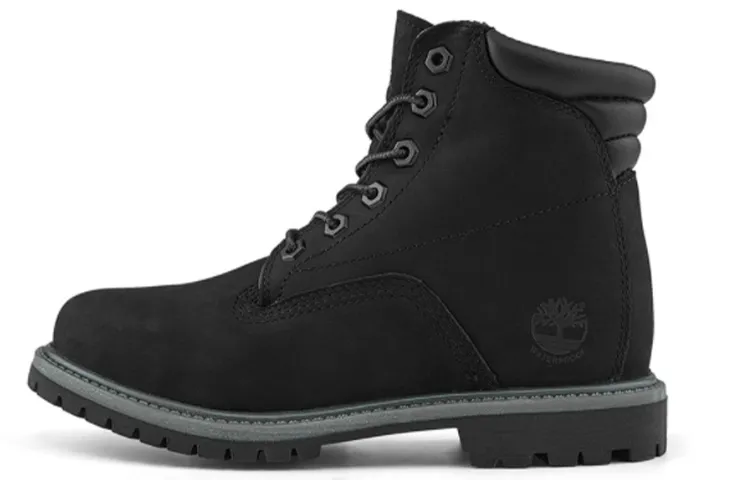 Timberland Waterville 6 Inch Waterproof Wide Fit Boots 'Black' Women's