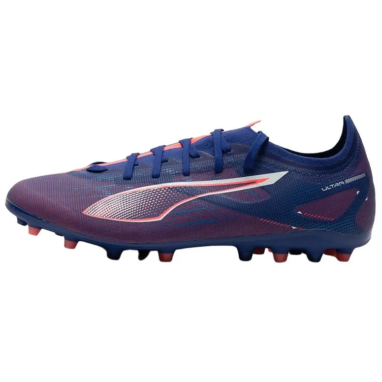 PUMA Ultra 5 Match MG Multi Ground Artificial Turf Breathable Soccer Shoes Men's Fuchsia
