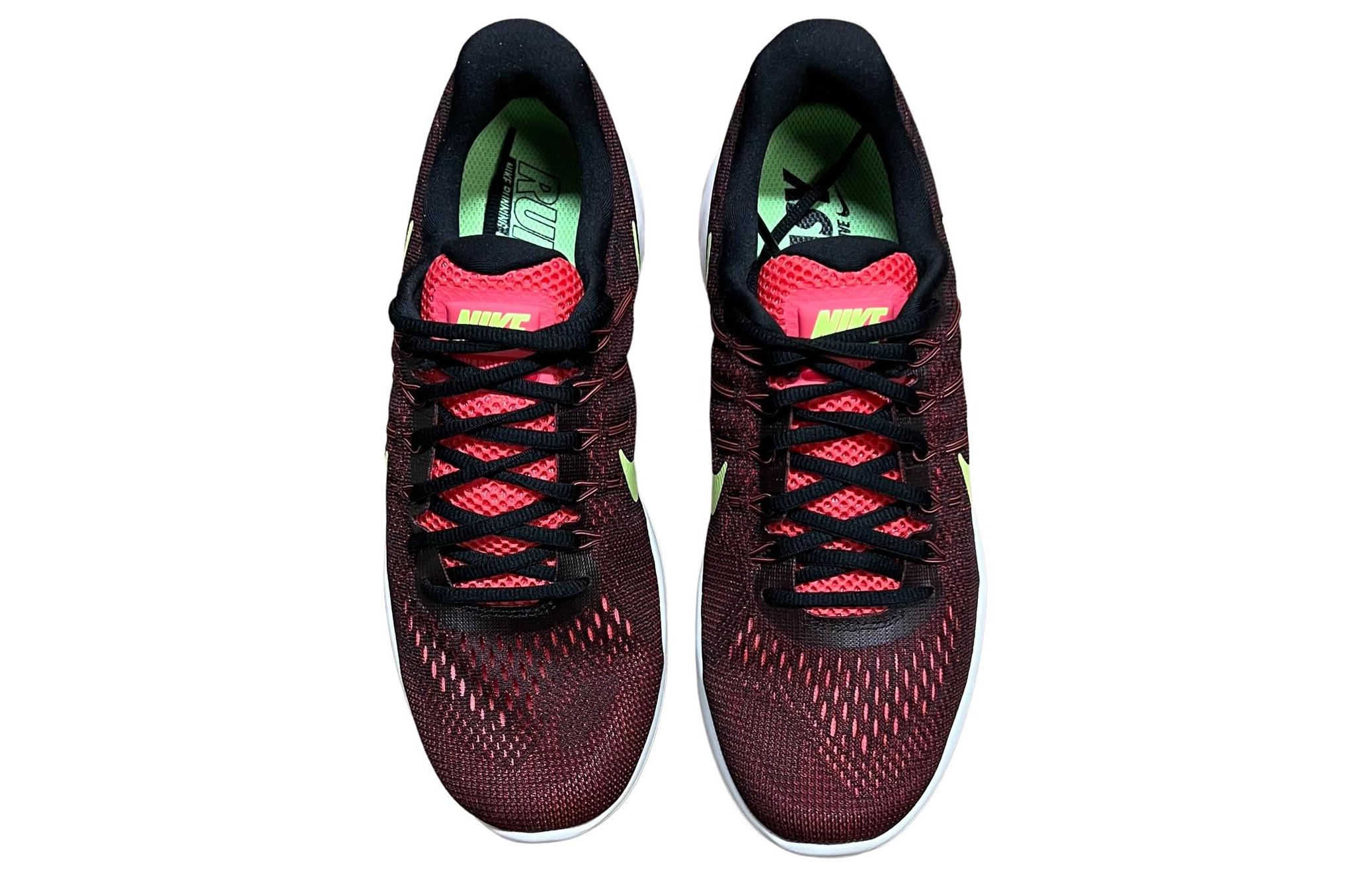 Мужские кроссовки Nike Lunarglide 8 (красные) — Тёмно-красный — фото 4