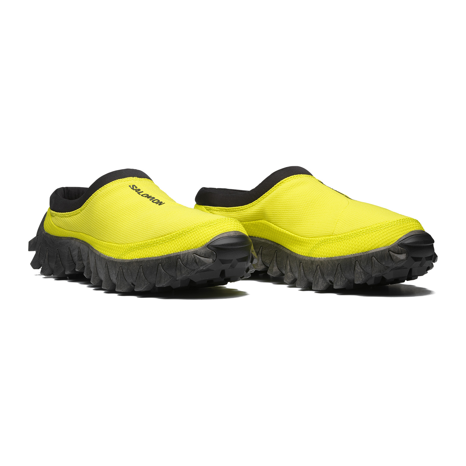 SALOMON SNOWCLOG Abrasion Resistant Slip Resistant Closed Toe Slippers Unisex Yellow Green