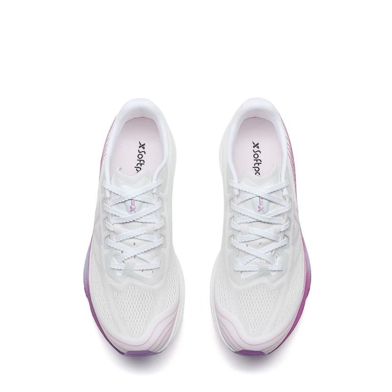XTEP Integrated Molding 3rd Generation Body Testing Version Low top Training Running Shoes Women’s White Red Purple