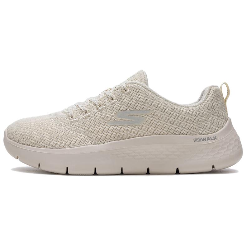 Skechers Go Walk Fle Cushioning Abrasion Resistant Breathable Low top Running Shoes Women’s Ecru