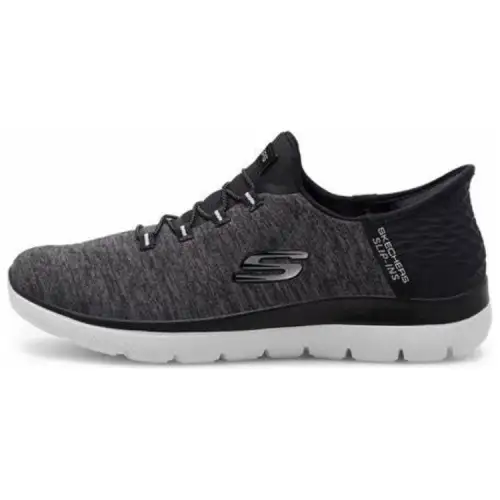 Skechers Summits Abrasion Resistant Breathable Low top Running Shoes Unisex Gray