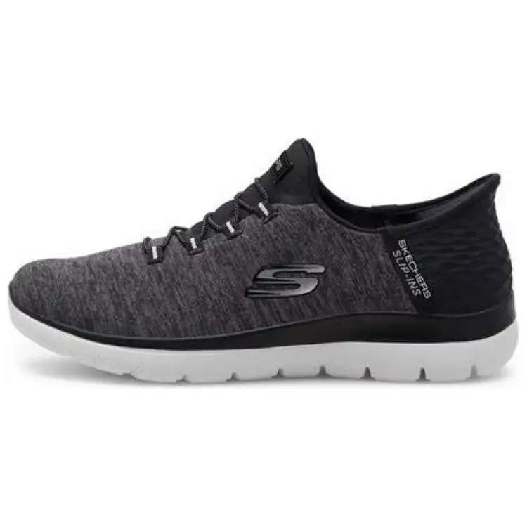 Skechers Summits Abrasion Resistant Breathable Low top Running Shoes Unisex Gray