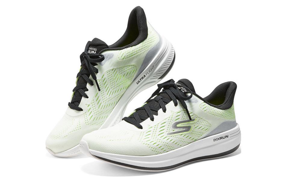 Skechers Go Run Shoes ‘Green White’