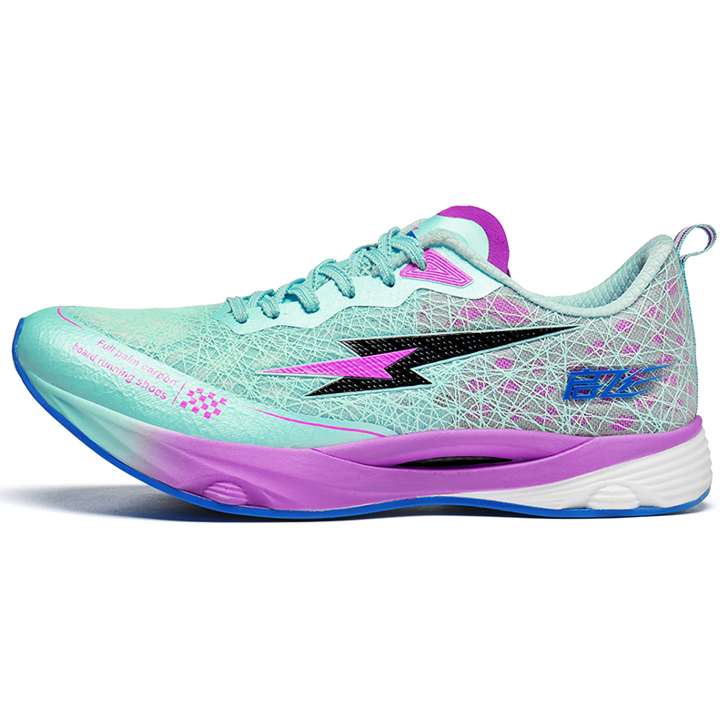 QIFEI Running Shoes Unisex Low Top Green/Purple