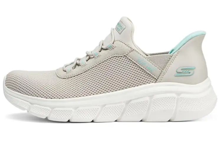 Skechers Abrasion Resistant Breathable Mid top Running Shoes Women's Taupe