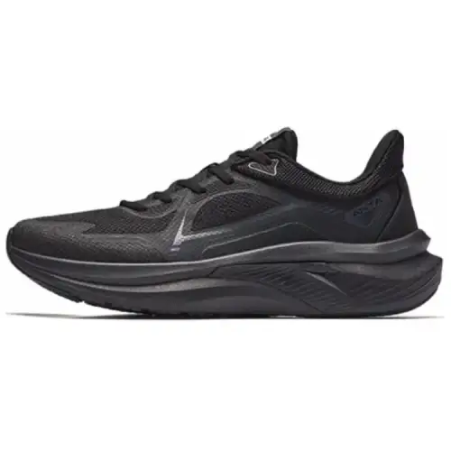 Anta Feihong Cushioning, Wear Resistant Low top Casual Running Shoes Men's Basic Black