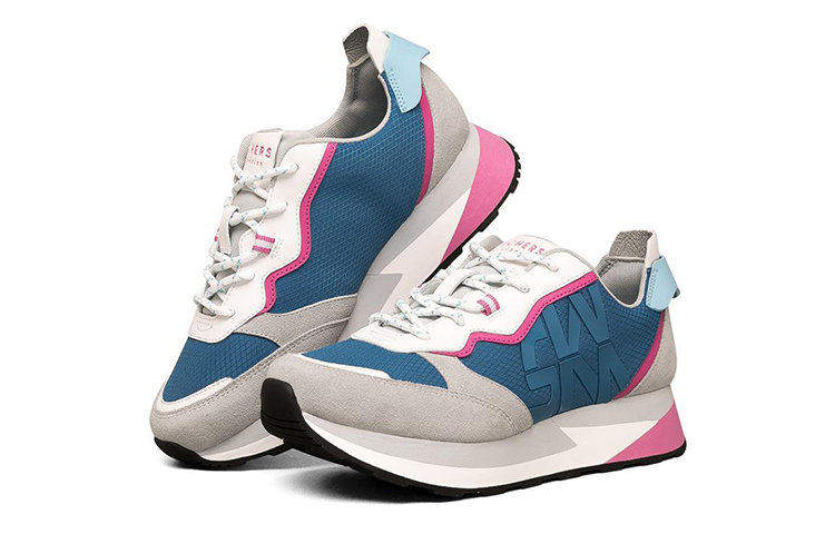 Skechers Low Top Grey/Blue Women’s