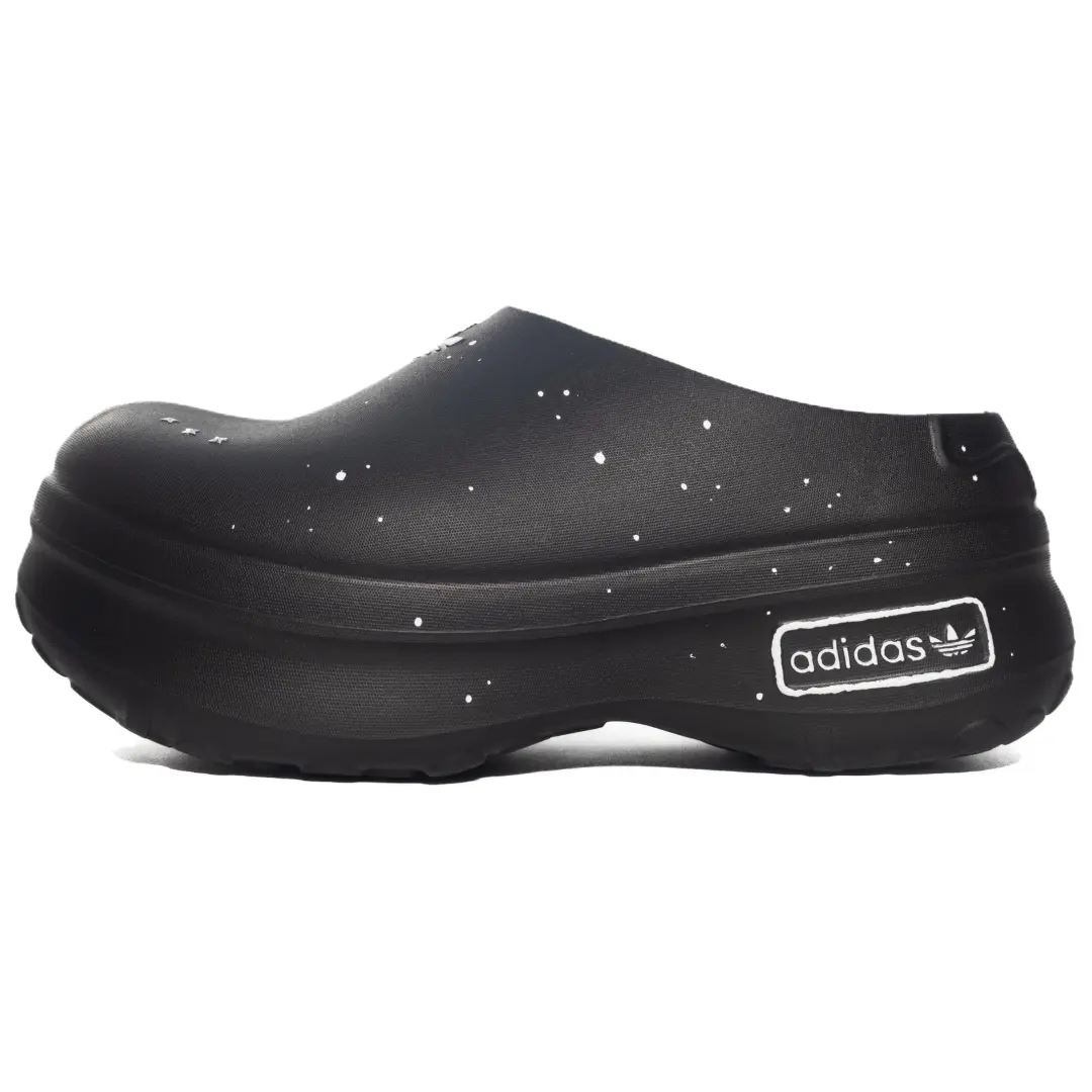 Adidas Originals AdiFOM Stan Smith Mule Abrasion Resistant Closed Toe Slippers Unisex Black