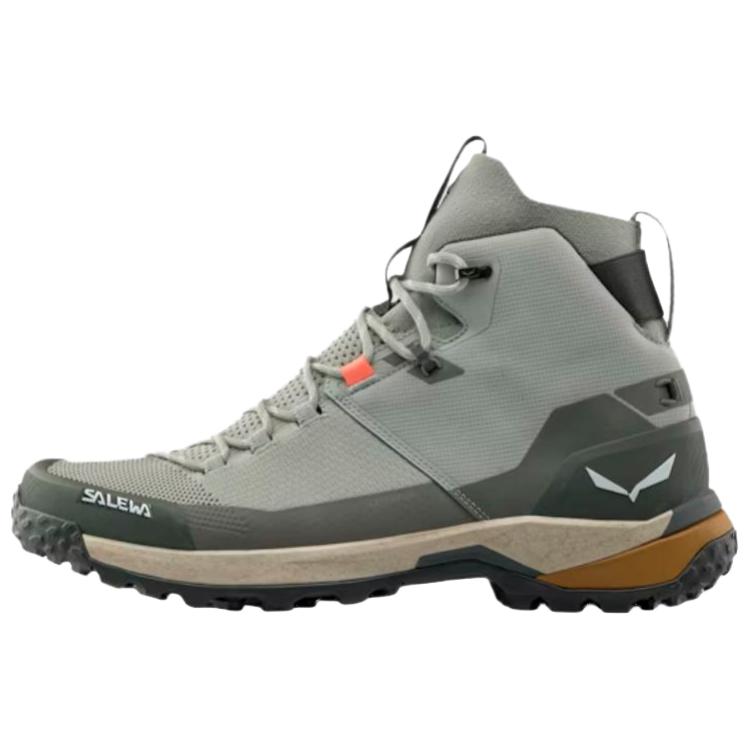 SALEWA POWERTEX Breathable And Waterproof Crew Outdoor Boots Men's Dark Olive