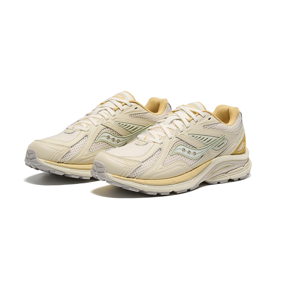Saucony Kinvara Essence 4 Fabric Abrasion Resistant Breathable Low top Casual Running Shoes Unisex Beige Orange