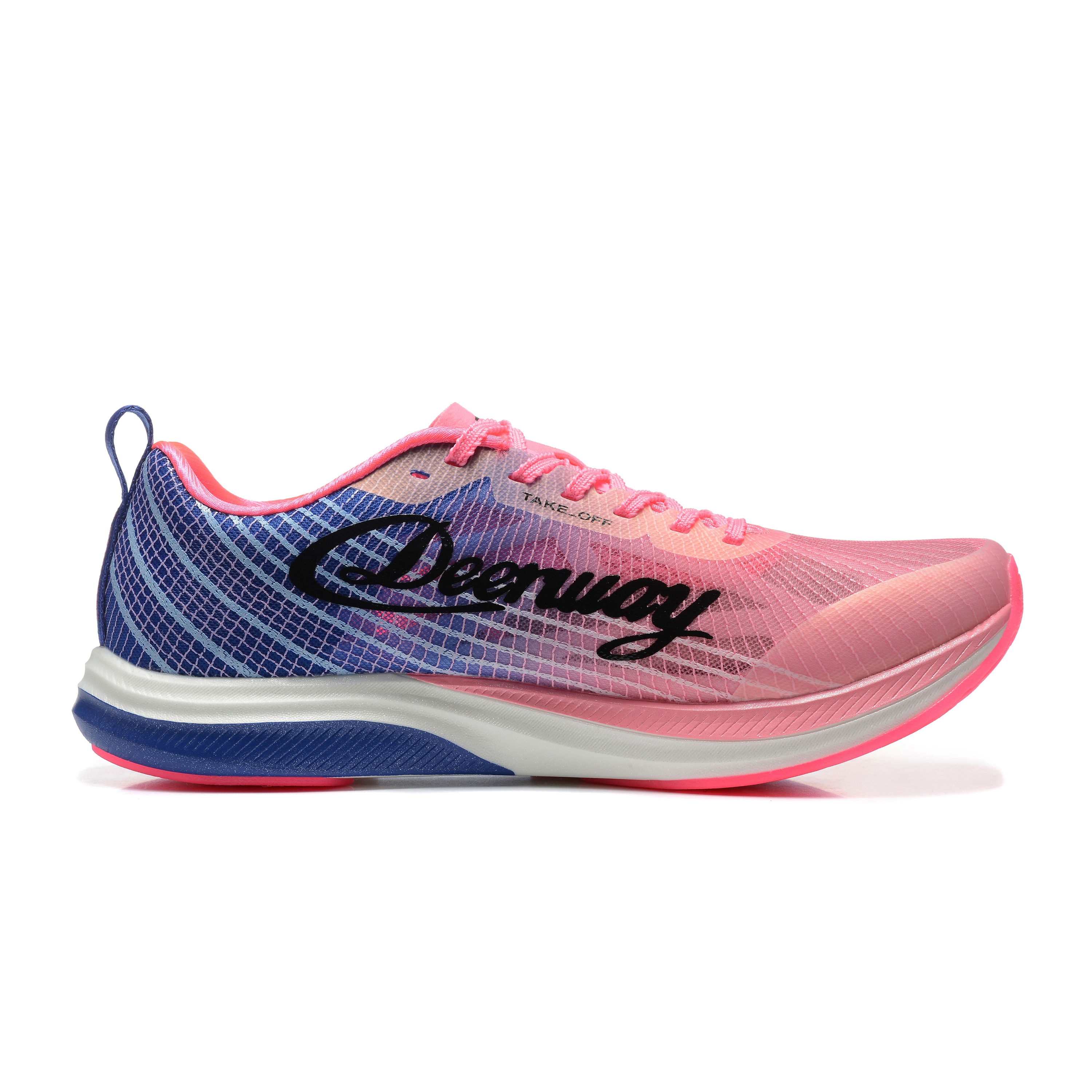 DEERWAY Running Shoes Unisex White Purple