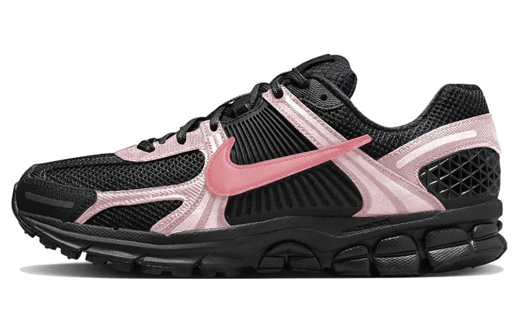 Nike Zoom Vomero 5 Cushioning Slip Resistant Abrasion Resistant Low top Running Shoes Unisex Pink Black
