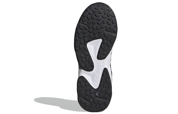 Женские кроссовки adidas neo 20-20 FX (черно-бело-желтый) — Чёрный / белый / жёлтый — фото 5