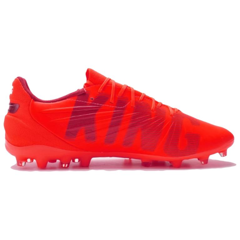 PUMA King MG Multi Ground Pu Cushioning Soccer Shoes Men’s Orange Red