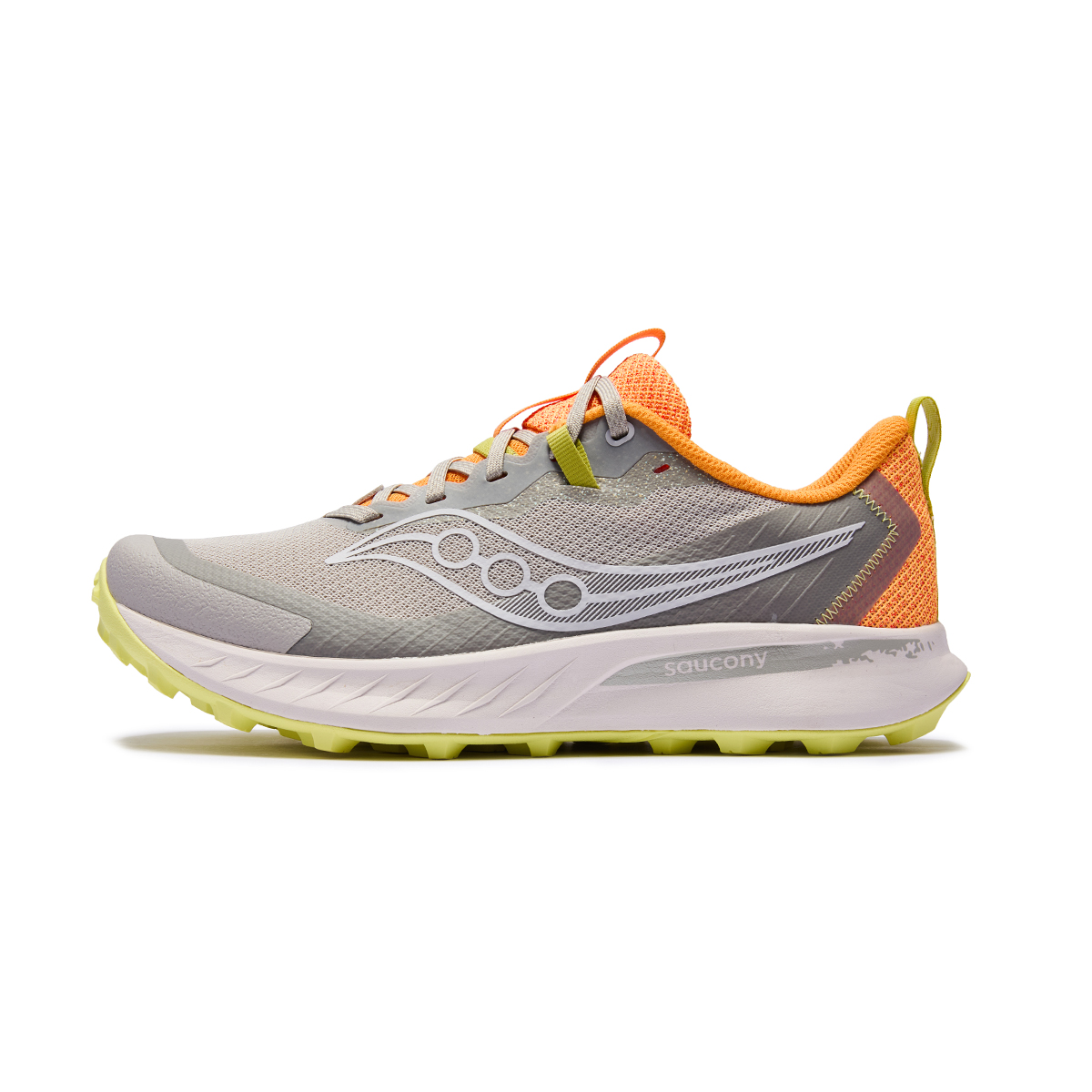 Saucony Low top Running Shoes Unisex Gray Yellow