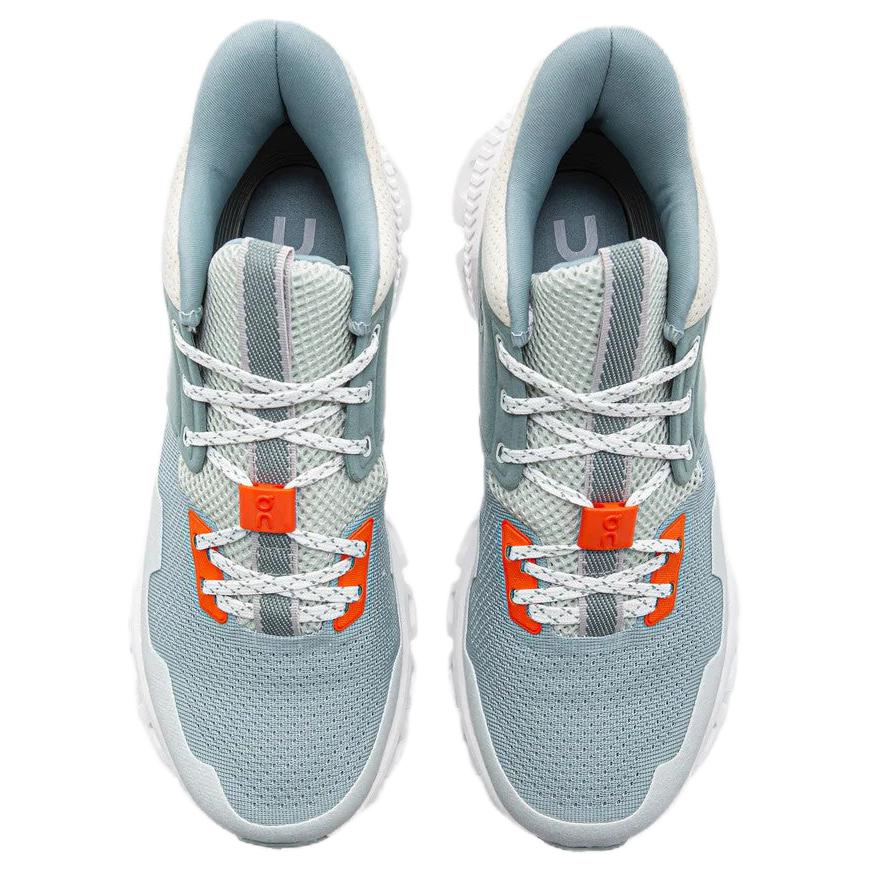 On Cloud Hi Cushioning Slip Resistant Abrasion Resistant Low top Running Shoes Women’s Gray Blue
