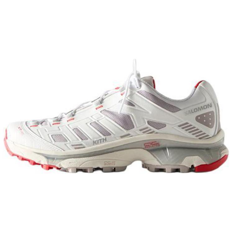 Кроссовки KITH x SALOMON XT-4K (бело-серые)