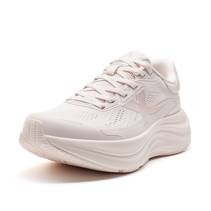 XTEP Cushioning Rebound Abrasion Resistant Breathable Slip Resistant Low top Training Running Shoes Women’s Pure Pink