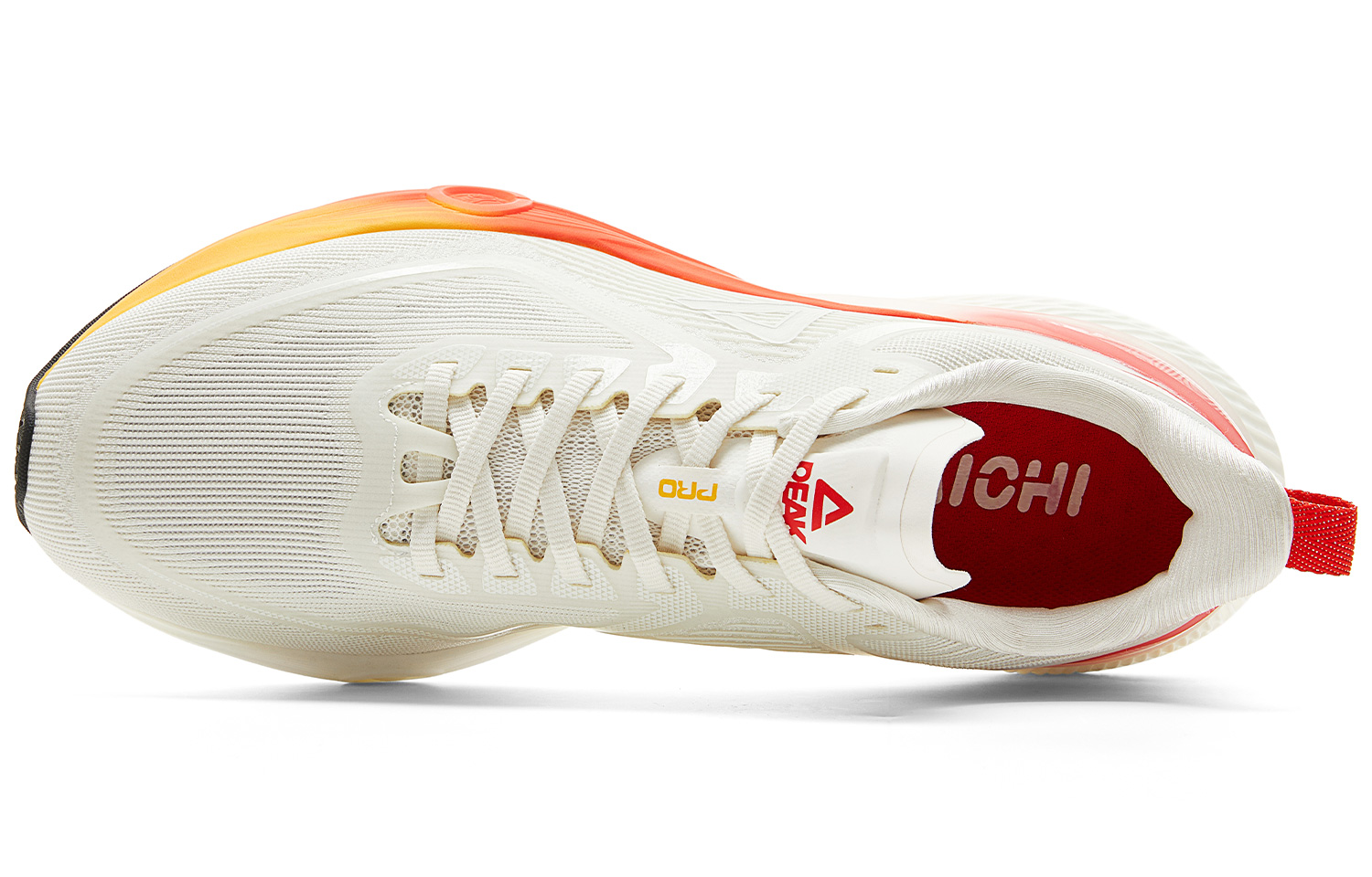 PEAK Taichi 7.0 PRO Cushioning Slip Resistant Abrasion Resistant Low top Training Running Shoes Men’s Ivory Red