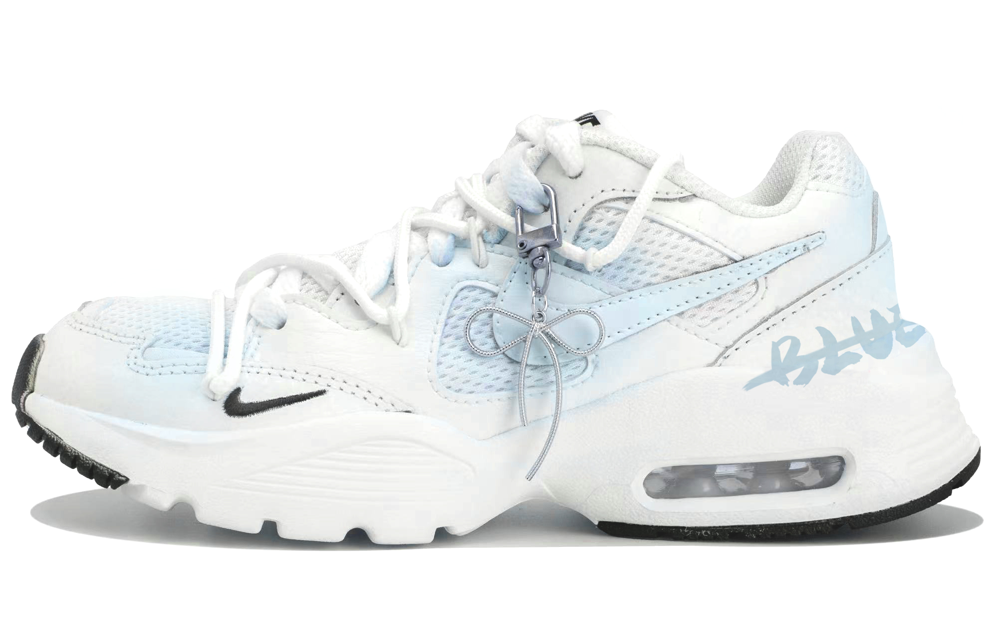 Nike Air Max Fusion Low top Running Shoes Women’s White Blue