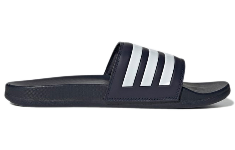 Шлепанцы adidas Adilette Comfort Slides (черно-белый) — фото 2