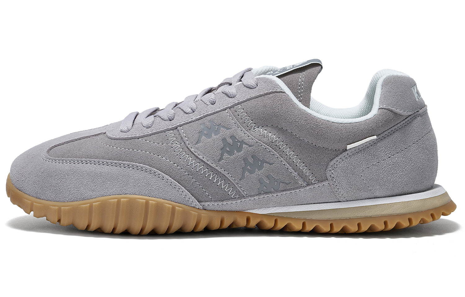 Kappa Slip Resistant Abrasion Resistant Low top Casual Running Shoes Unisex Shark Gray