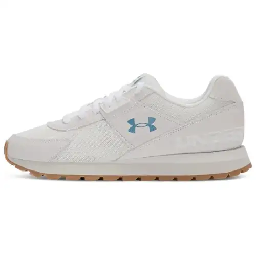 Under Armour Essential Slip Resistant Abrasion Resistant Low top Casual Running Shoes Men's White