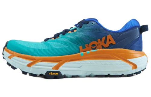 HOKA ONE ONE Mafate Speed 3 shock-absorbing, non-slip, wear-resistant, low-top running shoes, men's blue