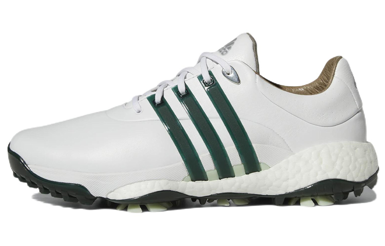 Adidas Tour360 22 comfortable and versatile non-slip wear-resistant low-top golf shoes men's white green