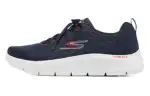 Skechers Go Walk Fle Abrasion Resistant Breathable Low top Running Shoes Unisex Blue Red