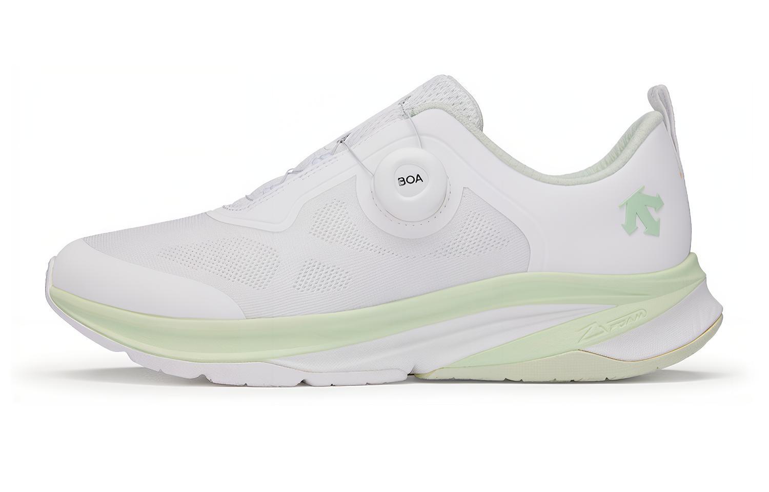 DESCENTE RUNNING Cushioning Breathable Rebound Cushioning Breathable Rebound Low top Casual Running Shoes Women’s Green